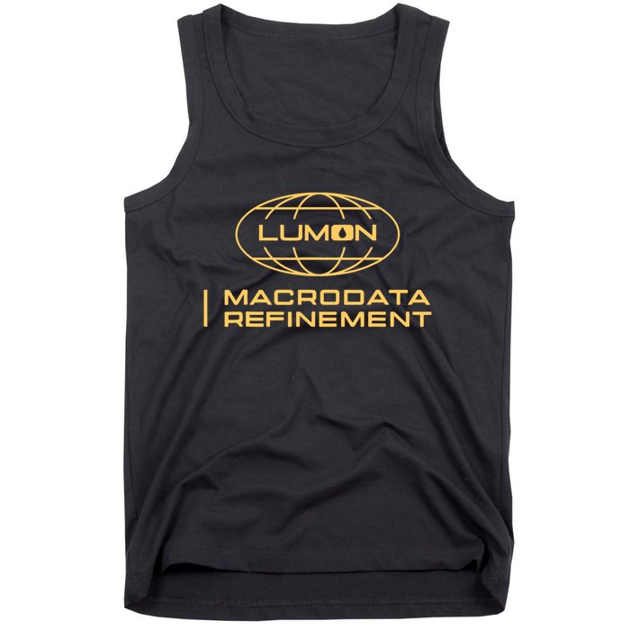 Retro Macrodata Vintage Refinement Lumon Lover Design  Tank Top