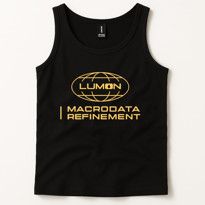 Retro Macrodata Vintage Refinement Lumon Lover Design  Tank Top