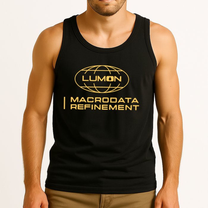 Retro Macrodata Vintage Refinement Lumon Lover Design  Tank Top