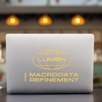 Retro Macrodata Vintage Refinement Lumon Lover Permanent Decal Sticker