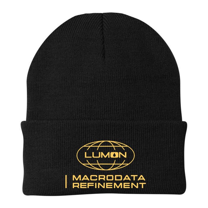 Retro Macrodata Vintage Refinement Lumon Lover Design Knit Cap Winter Beanie
