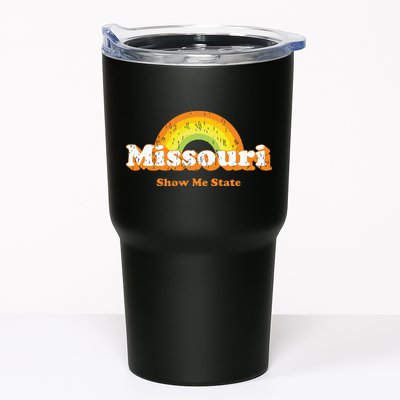 Retro Missouri Vintage 70s Rainbow Tumbler