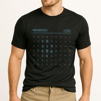 Retro Macrodata Vintage Scary Numbers Lumon Lover Design Cooling Performance Crew T-Shirt