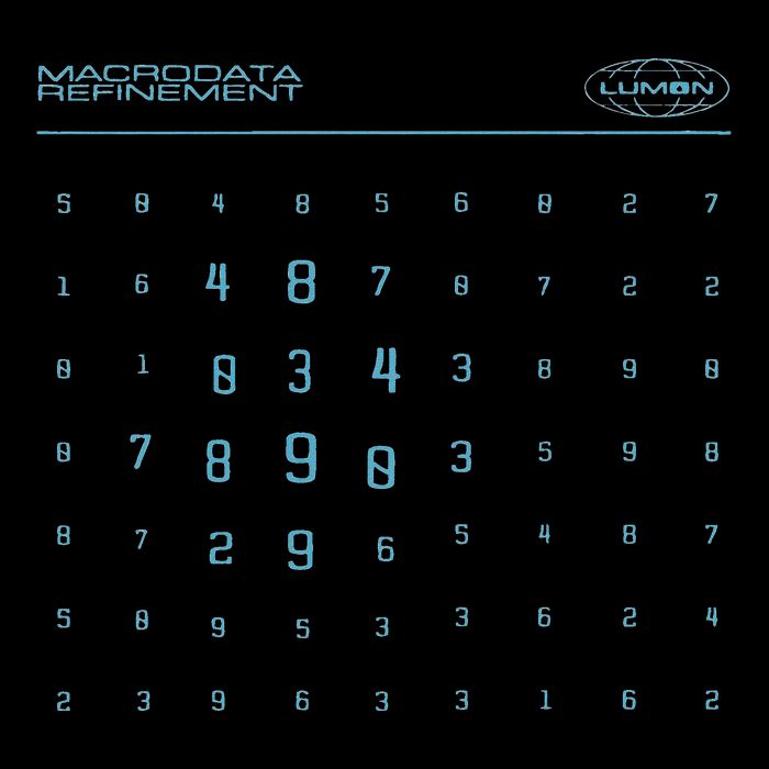 Retro Macrodata Vintage Scary Numbers Lumon Lover Design Mousepad