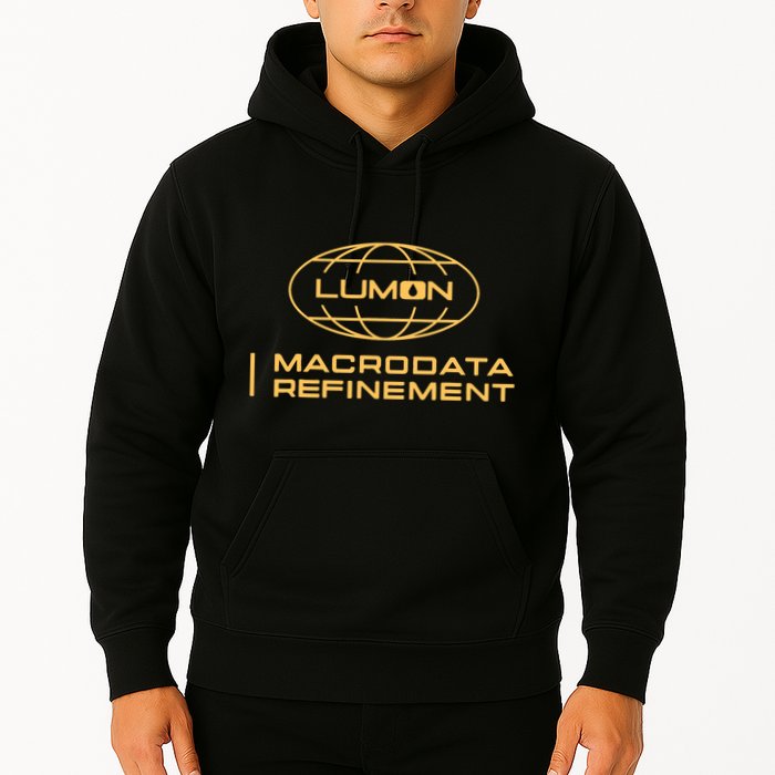 Retro Macrodata Vintage Refinement Lumon Lover Design Hoodie