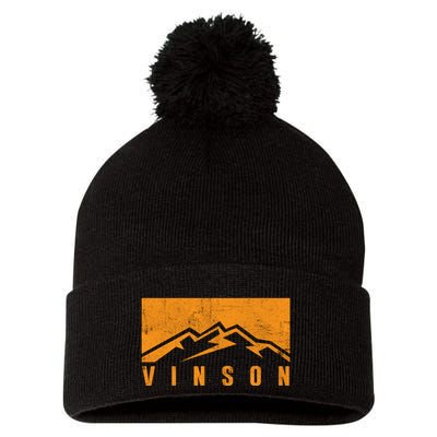 Rustic Mount Vinson Pom Pom 12in Knit Beanie