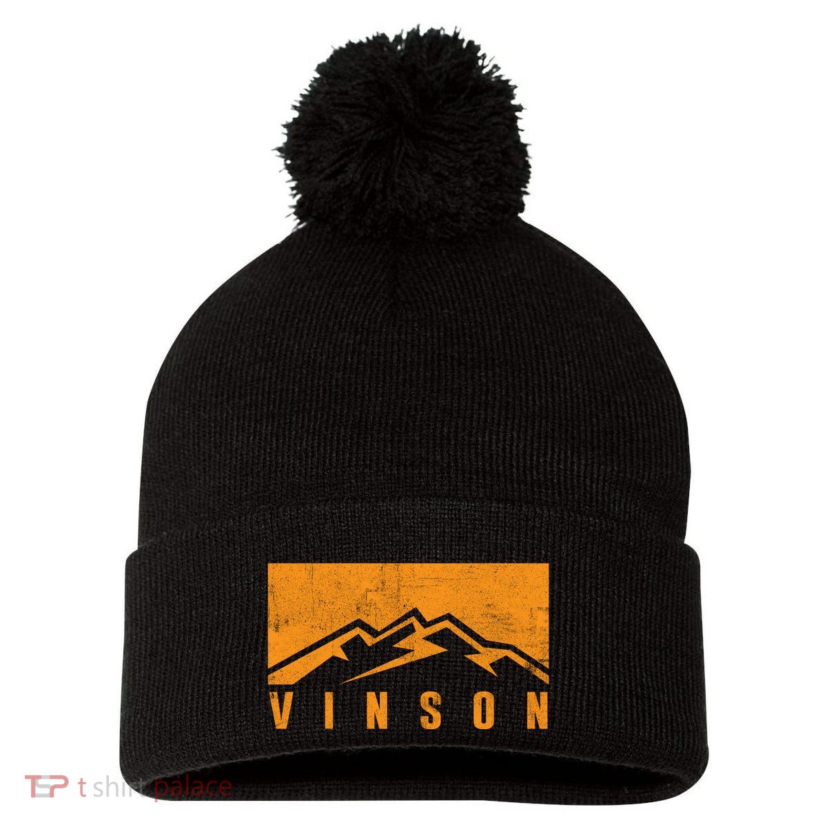 Rustic Mount Vinson Pom Pom 12in Knit Beanie