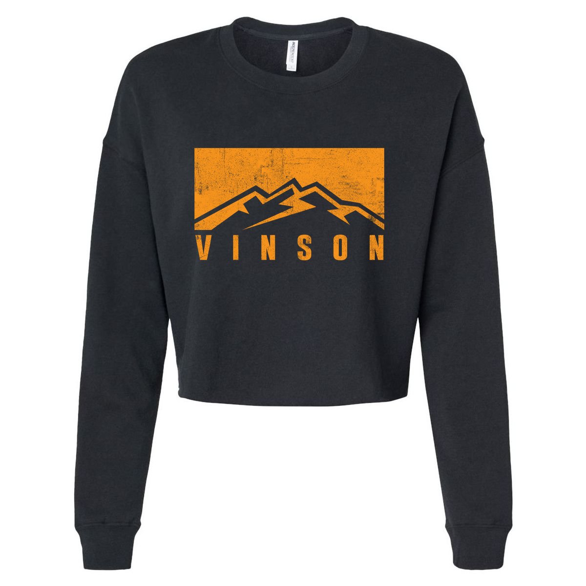 Rustic Mount Vinson Cropped Pullover Crew