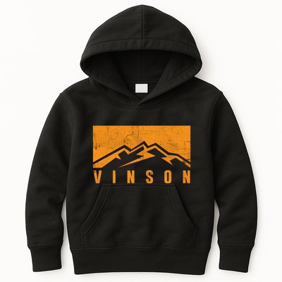 Rustic Mount Vinson Kids Hoodie