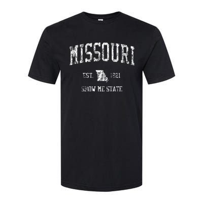 Retro Missouri Vintage Sports Softstyle® CVC T-Shirt