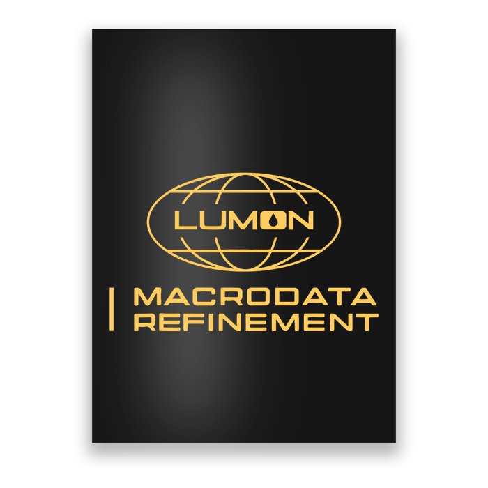 Retro Macrodata Vintage Refinement Lumon Lover Poster
