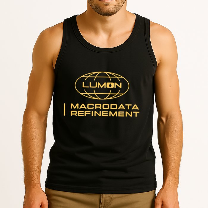 Retro Macrodata Vintage Refinement Lumon Lover Tank Top