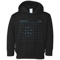 Retro Macrodata Vintage Scary Numbers Lumon Lover Toddler Hoodie