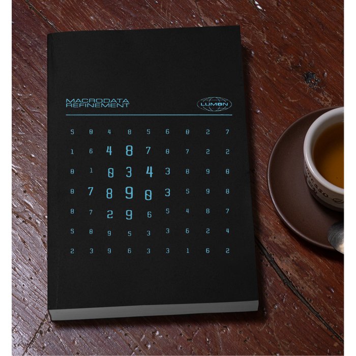 Retro Macrodata Vintage Scary Numbers Lumon Lover Permanent Decal Sticker