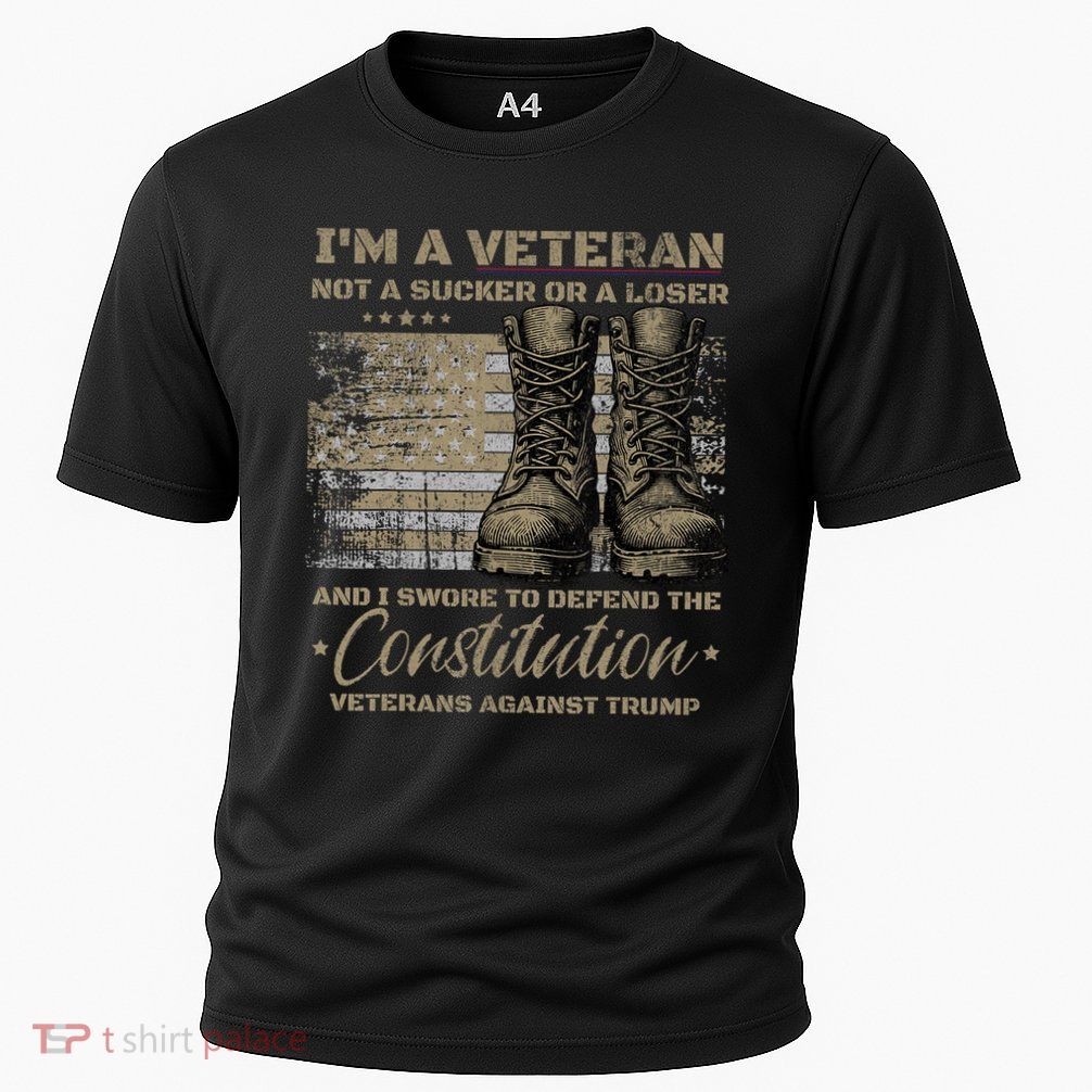 Retro Military Veterans Against Trump Protest Boycott  Performance Shirt