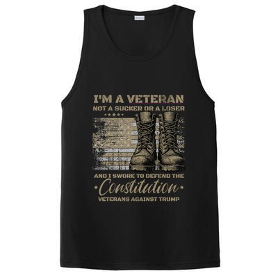 Retro Military Veterans Against Trump Protest Boycott  PosiCharge Competitor Tank