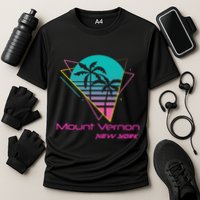 Retro Mount Vernon New York Cooling Performance Crew T-Shirt
