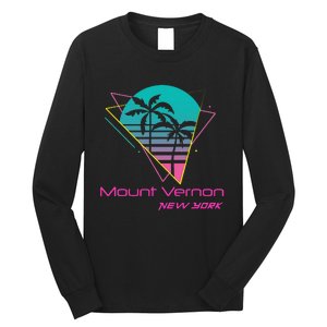 Retro Mount Vernon New York Long Sleeve Shirt