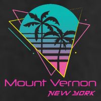 Retro Mount Vernon New York Adult Drive Performance Visor