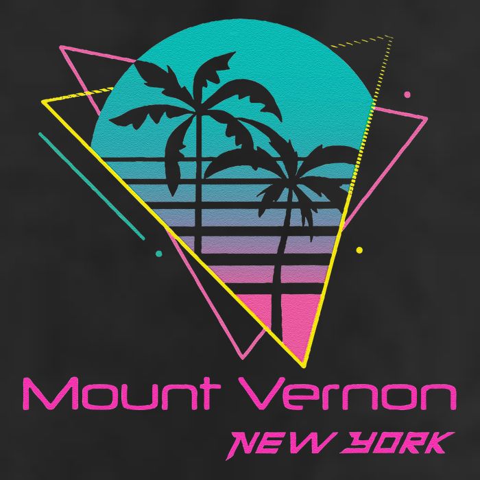 Retro Mount Vernon New York Adult Drive Performance Visor