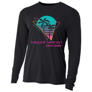 Retro Mount Vernon New York Cooling Performance Long Sleeve Crew