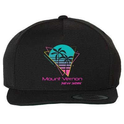 Retro Mount Vernon New York Wool Snapback Cap
