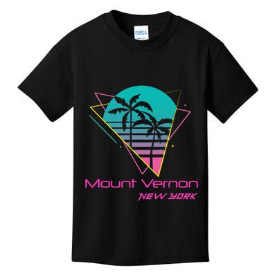Retro Mount Vernon New York Kids T-Shirt