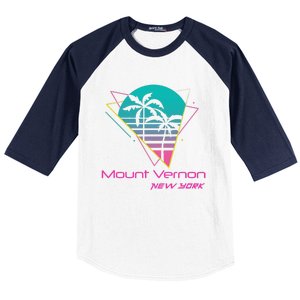 Retro Mount Vernon New York Baseball Sleeve Shirt