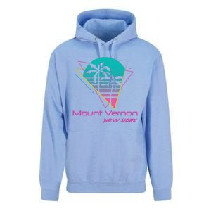 Retro Mount Vernon New York Unisex Surf Hoodie