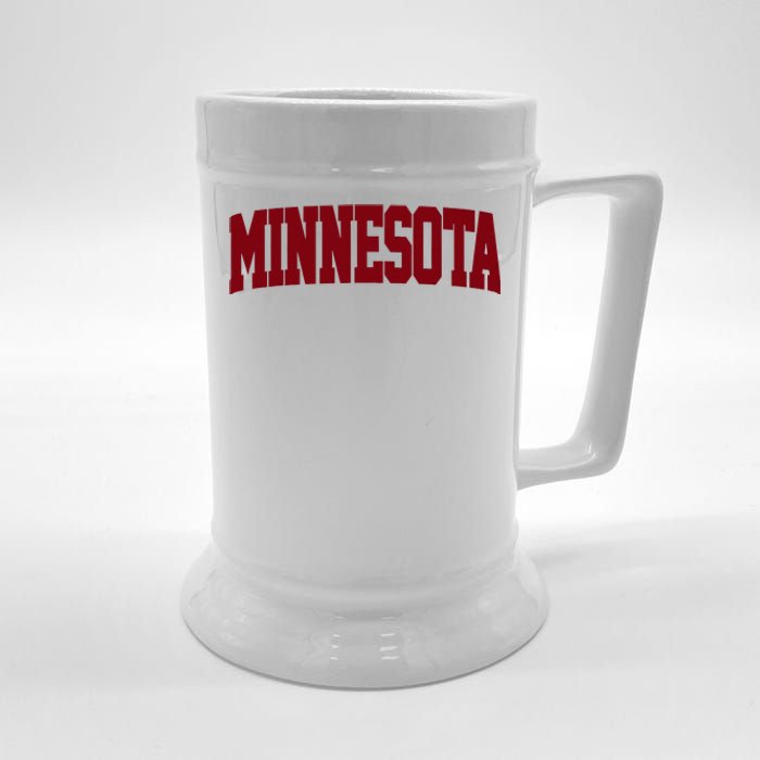 Retro Minnesota Vintage Minnesota Maroon Gold Beer Stein