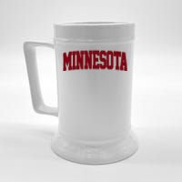 Retro Minnesota Vintage Minnesota Maroon Gold Beer Stein