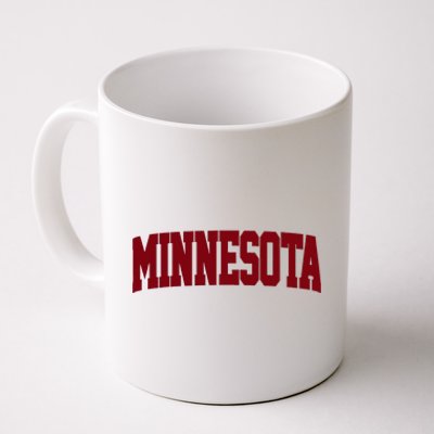 Retro Minnesota Vintage Minnesota Maroon Gold Coffee Mug