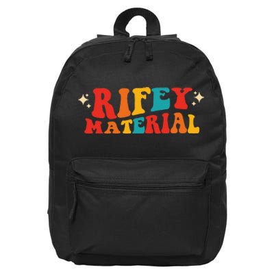 Rifey Material Vintage 16 in Basic Backpack