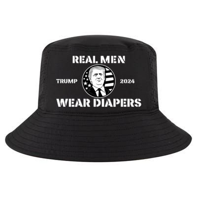 Real Me.N Wear Diapers Trump 2024 Cool Comfort Performance Bucket Hat