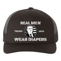 Real Me.N Wear Diapers Trump 2024 Yupoong Adult 5-Panel Trucker Hat