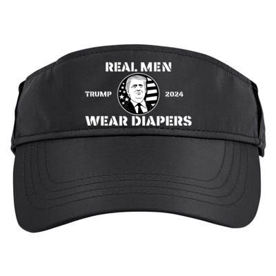 Real Me.N Wear Diapers Trump 2024 Adult Drive Performance Visor