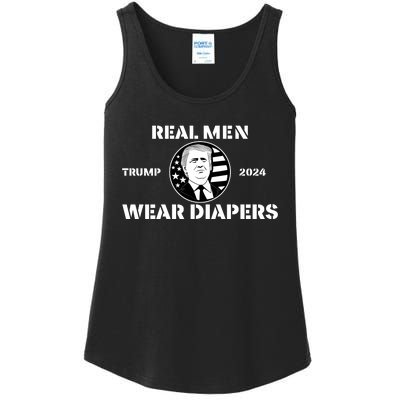 Real Me.N Wear Diapers Trump 2024 Ladies Essential Tank