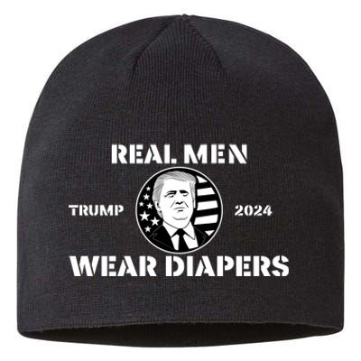 Real Me.N Wear Diapers Trump 2024 Sustainable Beanie