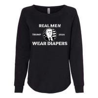 Real Me.N Wear Diapers Trump 2024 Womens California Wash Sweatshirt