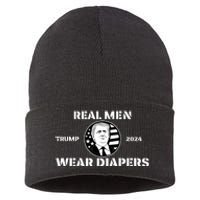 Real Me.N Wear Diapers Trump 2024 Sustainable Knit Beanie