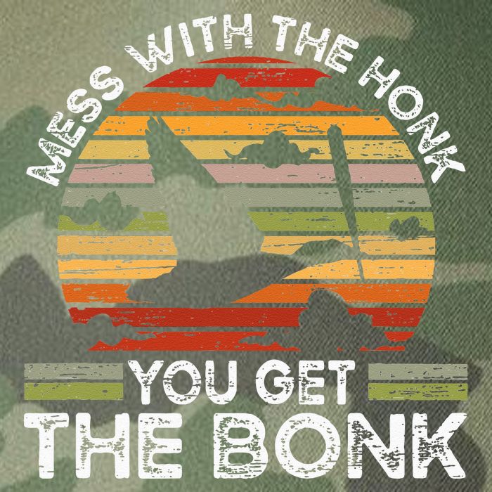 Retro Mess With The Honk You Get The Bonk Legacy Tie Dye Trucker Hat