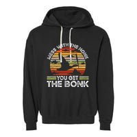 Retro Mess With The Honk You Get The Bonk Garment-Dyed Fleece Hoodie