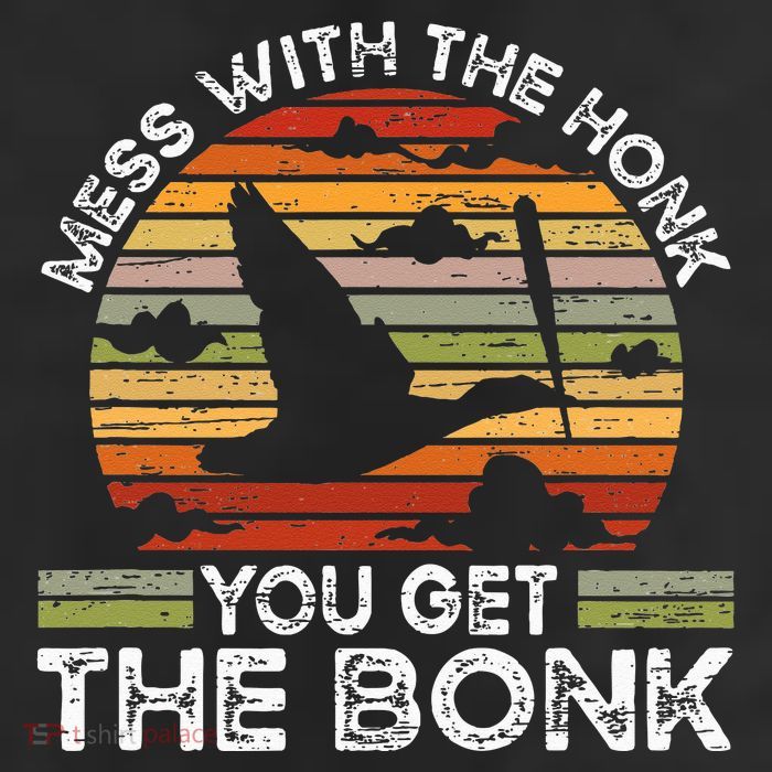 Retro Mess With The Honk You Get The Bonk Beanie