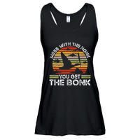 Retro Mess With The Honk You Get The Bonk Ladies Essential Flowy Tank