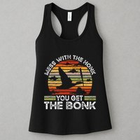 Retro Mess With The Honk You Get The Bonk Womens Tank Top