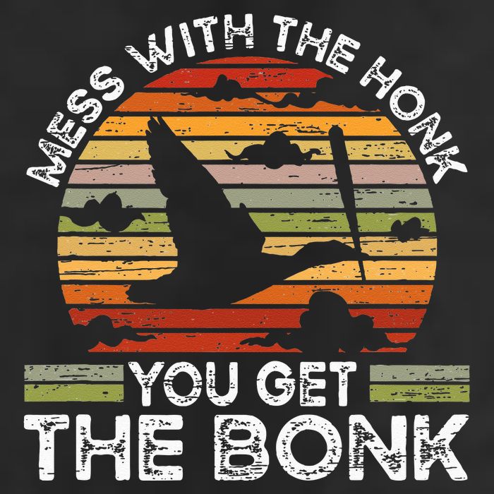 Retro Mess With The Honk You Get The Bonk Microfiber Hand Towel