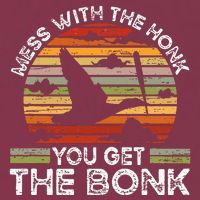 Retro Mess With The Honk You Get The Bonk 16oz Travel Tumbler