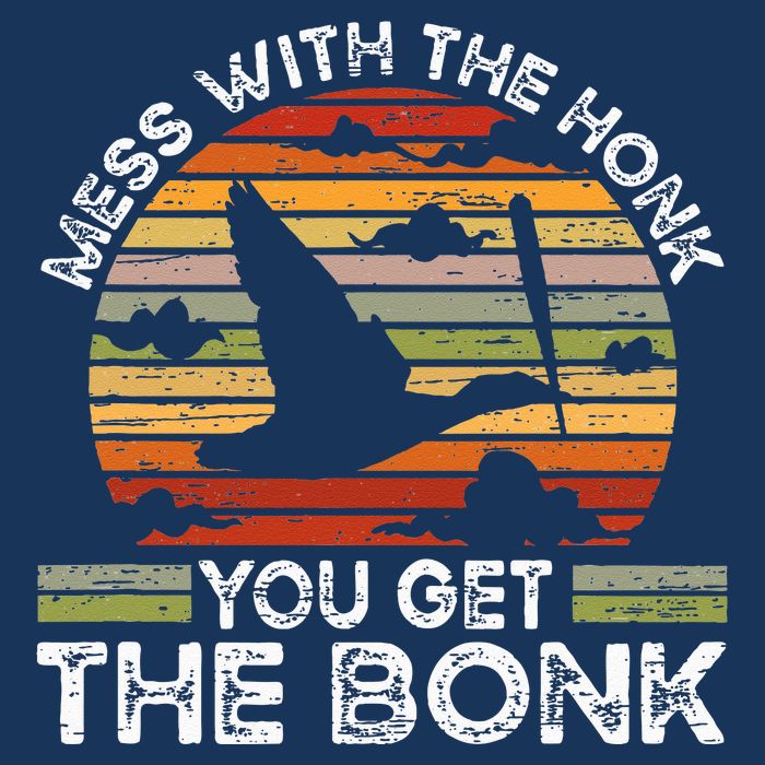 Retro Mess With The Honk You Get The Bonk Infant Baby Jersey Bodysuit