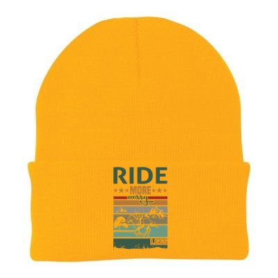 Ride More Worry Less Knit Cap Winter Beanie