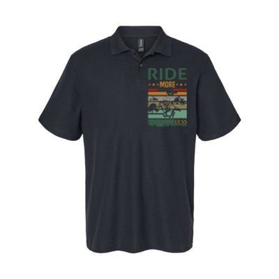 Ride More Worry Less Softstyle Adult Sport Polo